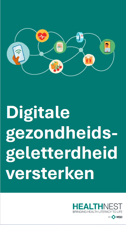 Digitale gezondheidsgeletterdheid versterken cover 2025